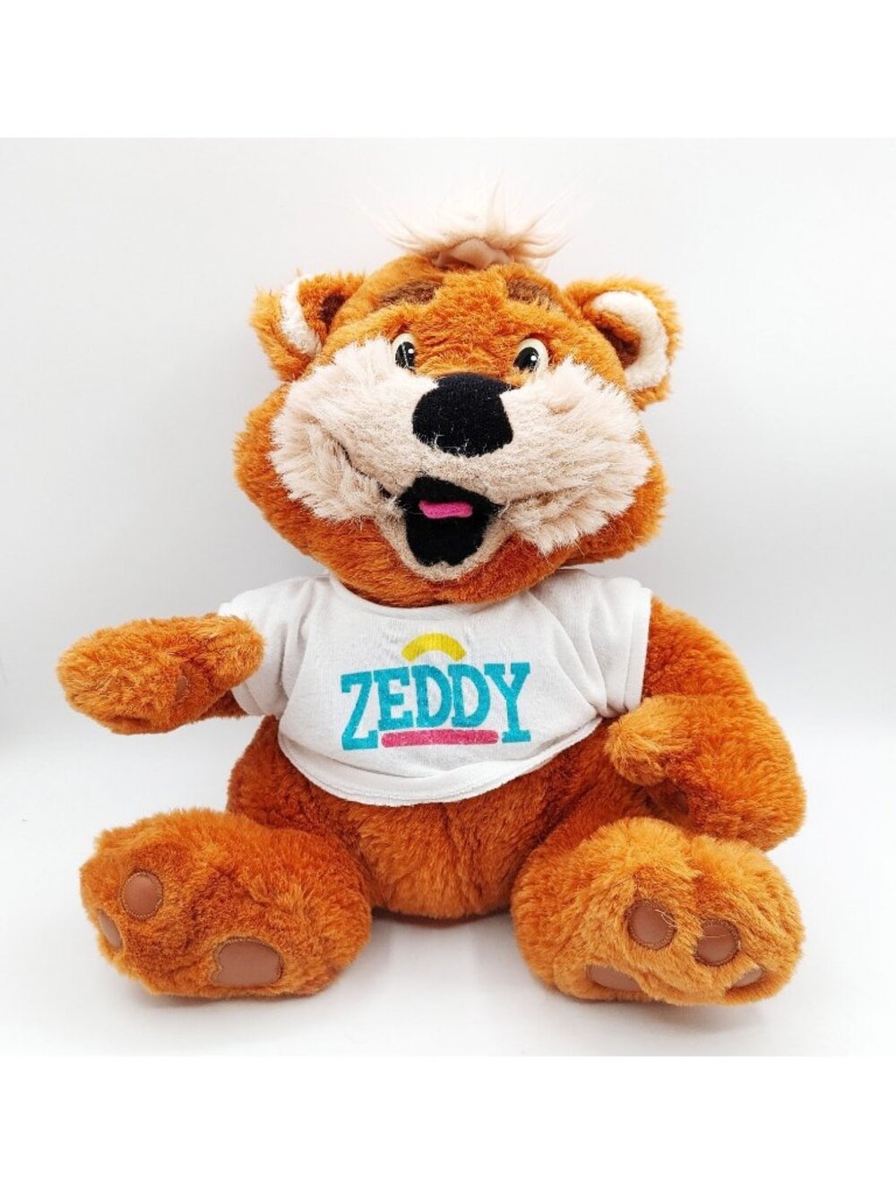 Zellers Store Mascot Zeddy Bear Plush 13" Cuddle Wit 1989